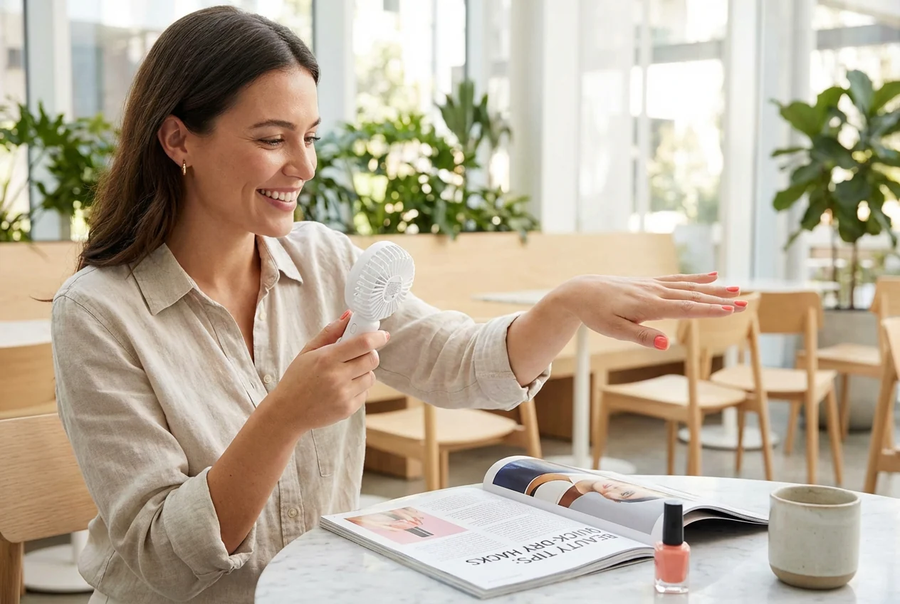 how to dry nail polish faster